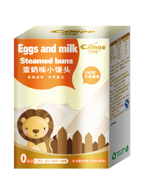 子母愛(ài)蛋奶味小饅頭