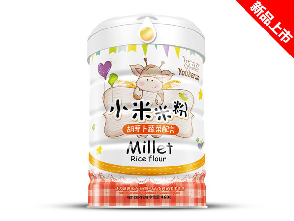 優可欣鐵聽胡蘿卜蔬菜小米米粉聽裝