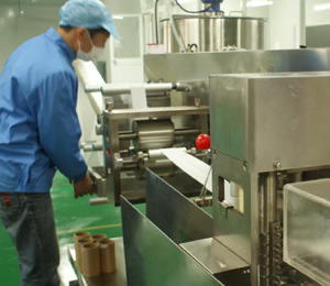 知心貝比濕巾生產(chǎn)車間