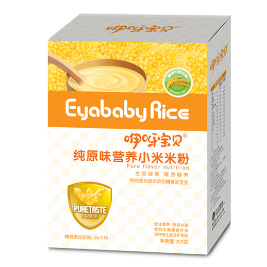 咿呀寶貝原味營養小米米粉