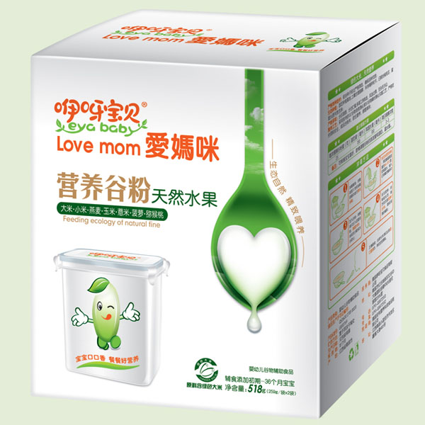 咿呀寶貝多種天然水果營養谷粉
