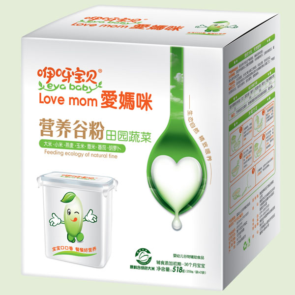 咿呀寶貝多種田園蔬菜營養谷粉