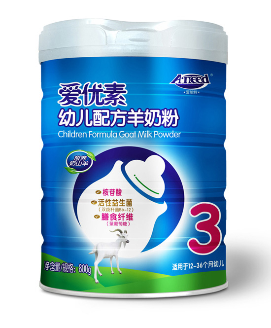 美滋愛優素幼兒配方羊奶粉3段
