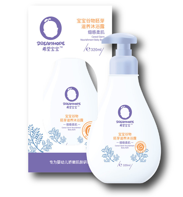 希望寶寶谷物胚芽滋養沐浴露