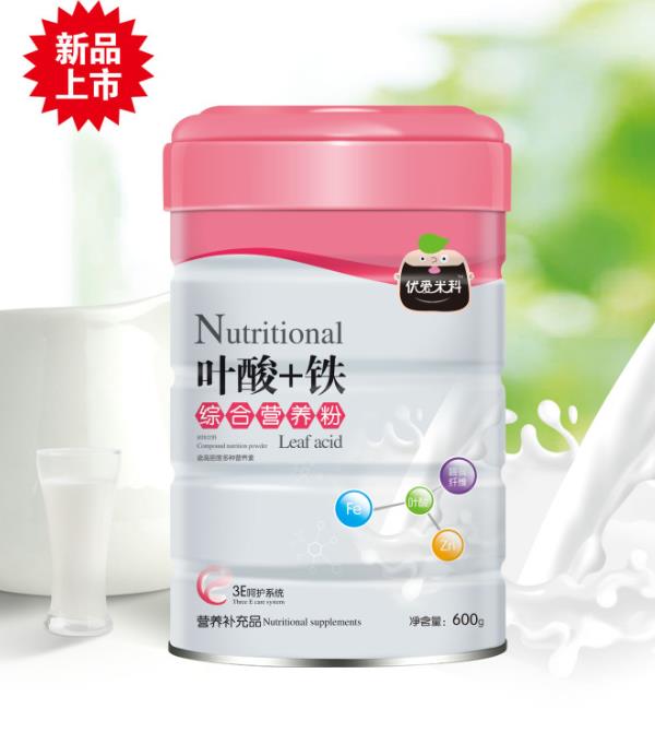 優愛米科葉酸+鐵綜合營養粉