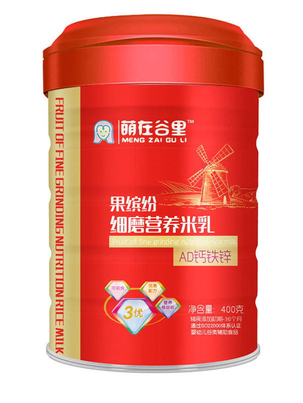 維媽媽果繽紛細磨米乳-AD鈣鐵鋅