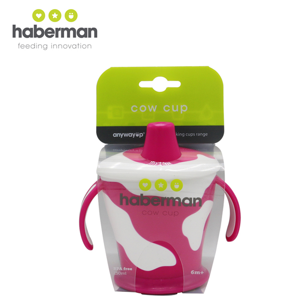 哈伯曼牛奶杯 紅色帶包裝