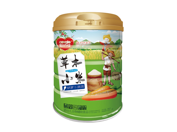 聰幼佳草本小米配方營養米粉-胡蘿卜蔬菜