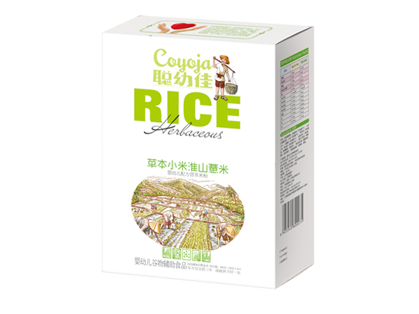 聰幼佳草本小米嬰幼兒配方營養米粉-淮山薏米