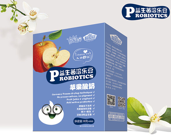 冠軍寶貝超級冠益生菌溶樂豆(蘋果)