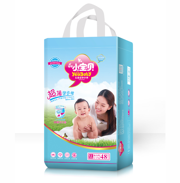 呀呀小寶貝學步褲XL碼48片