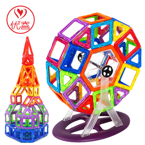 優喜 魔磁磁力片72片桶裝