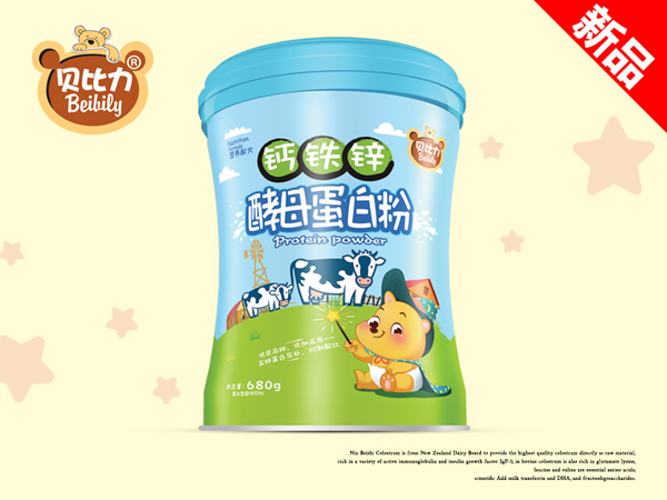 貝比力鈣鐵鋅酵母蛋白粉