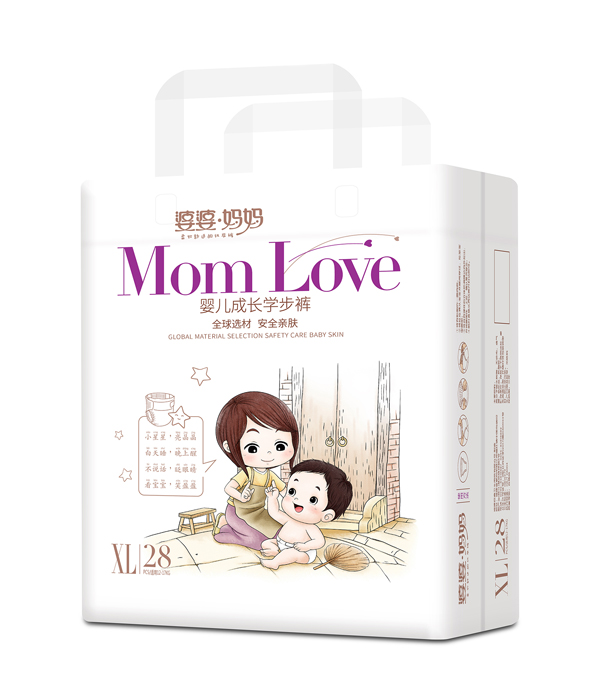 婆婆·媽媽嬰兒成長學步褲XL