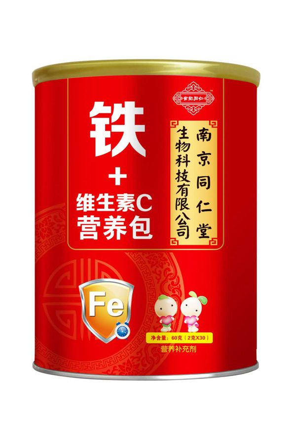 南京同仁堂世紀同仁鐵+維生素C營養包