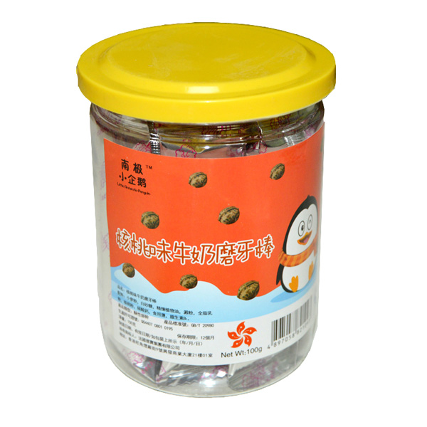 南極小企鵝核桃味牛奶磨牙棒