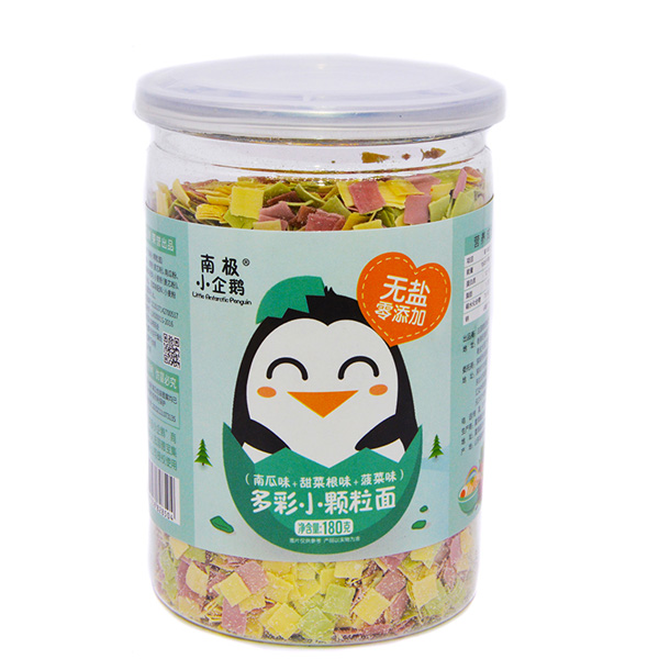 南極小企鵝無鹽顆粒面南瓜味+甜菜根味+菠菜味
