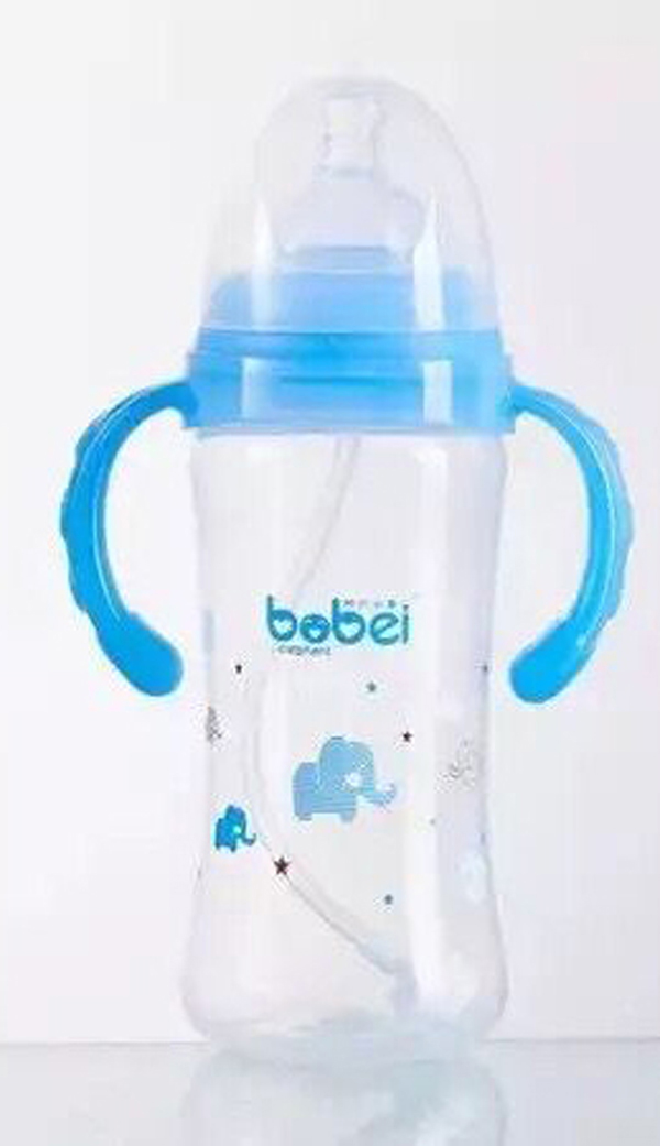 邦貝小象嬰幼兒奶瓶藍色