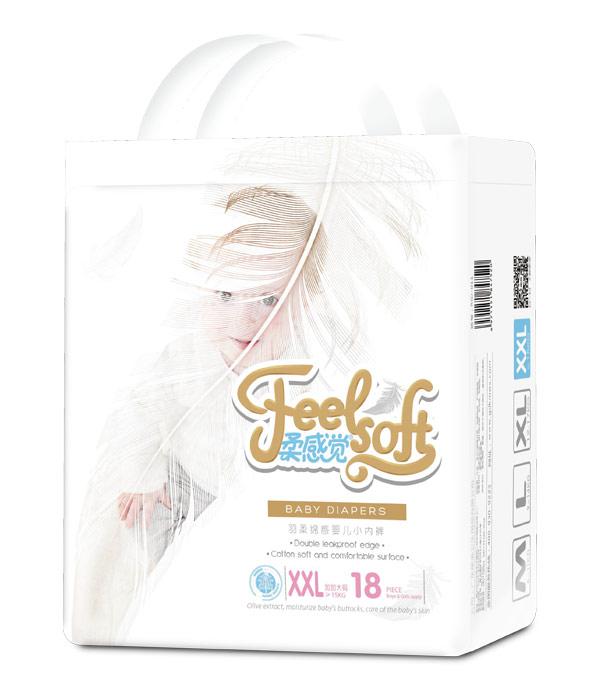 柔感覺羽柔綿感嬰兒小內褲XXL18小包