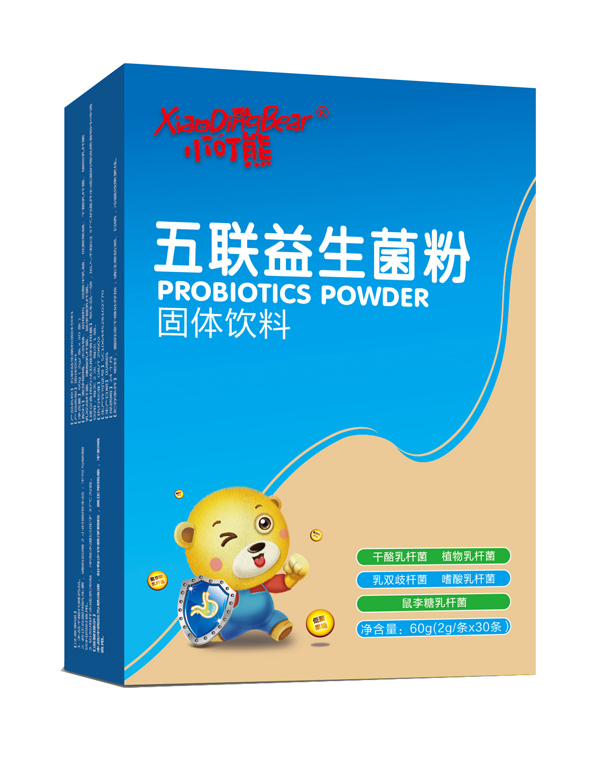 小叮熊五聯益生菌60g-豎版