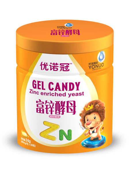 優諾冠富鋅酵母凝膠糖果