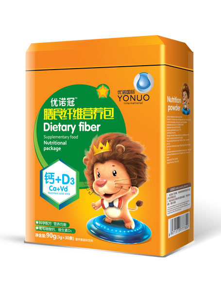 優諾冠膳食纖維鈣+D3營養包