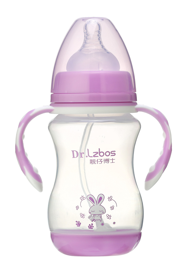 靚仔博士PP寬口徑自動奶瓶240ML紫色.jpg 靚仔博士PP寬口徑自動奶瓶240ML紫色.jpg