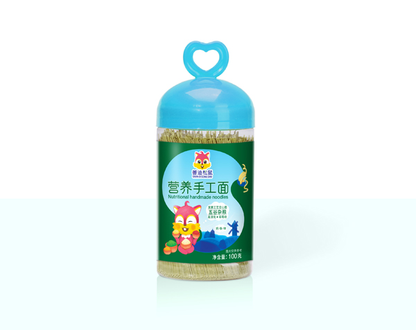 善迪松鼠營養手工面-五谷雜糧