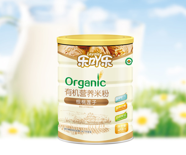 樂吖樂有機營養米粉核桃蓮子罐裝