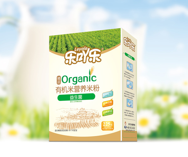 樂吖樂有機營養米粉益生菌盒裝