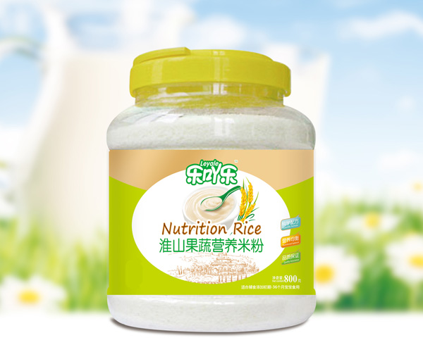 樂吖樂淮山果蔬營養米粉桶裝