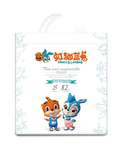 虹貓藍兔花樣童趣嬰兒紙尿褲S82