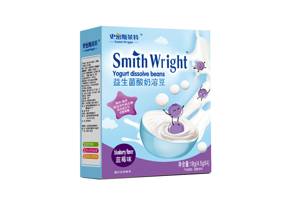 史密斯萊特益生菌酸奶溶豆-藍莓味