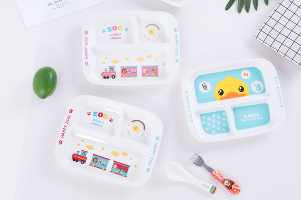 嘜博爾抗菌三格餐盤