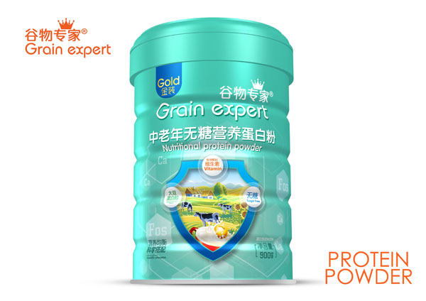 谷物專家中老年無糖營養蛋白粉