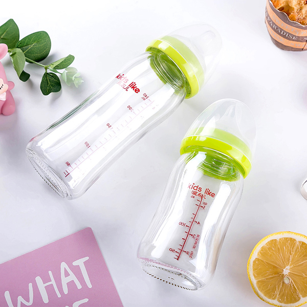 英右兒kidslike寬口徑玻璃奶瓶