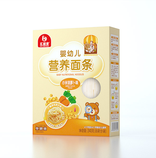 匯嬰寶嬰幼兒營養面條-小米胡蘿卜味