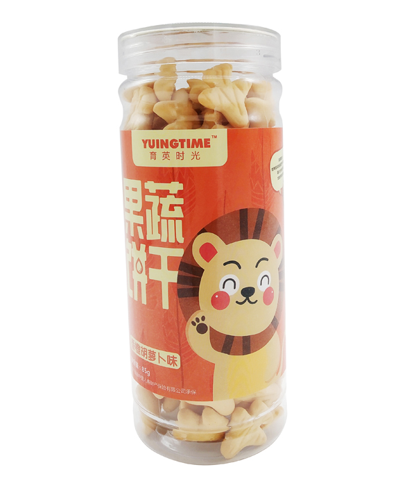 育英時光果蔬餅干 香橙胡蘿卜味