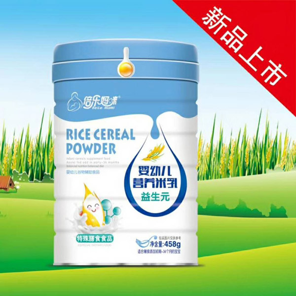 倍樂媽咪嬰幼兒營養米乳罐裝-益生元