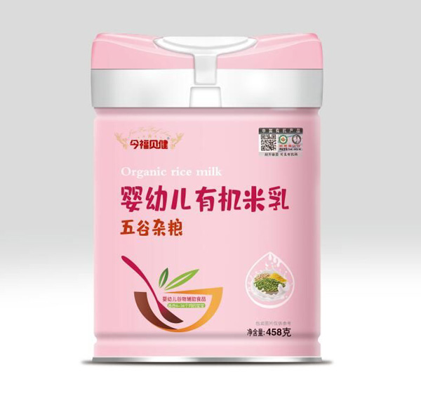 今福貝健嬰幼兒有機米乳-五谷雜糧罐裝