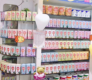 初拾光營(yíng)養(yǎng)品店鋪終端展示