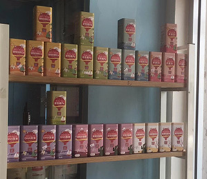 初拾光營(yíng)養(yǎng)品店鋪終端展示