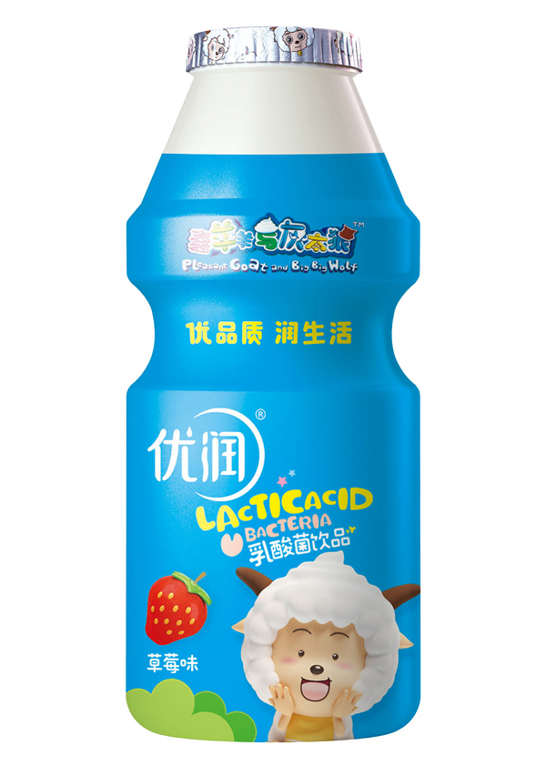 優潤草莓味乳酸菌飲品 單瓶