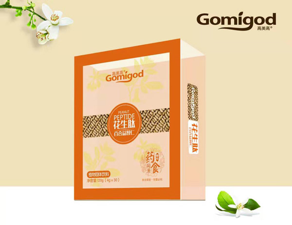 高美高花生肽百合益智仁植物固體飲料