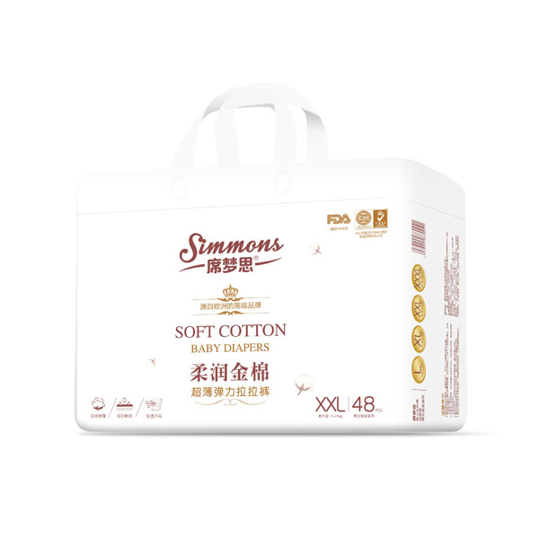 席夢思柔潤金棉超薄彈力拉拉褲XXL48