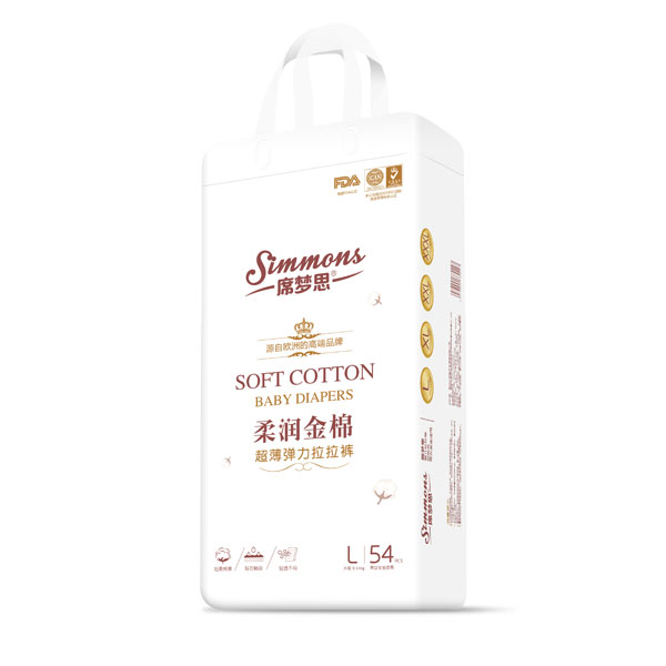 席夢思柔潤金棉超薄彈力拉拉褲L54