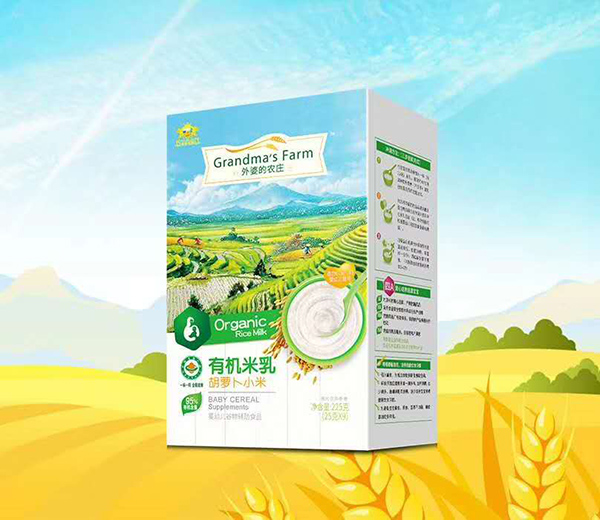 外婆的農莊有機米乳-胡蘿卜小米 盒裝