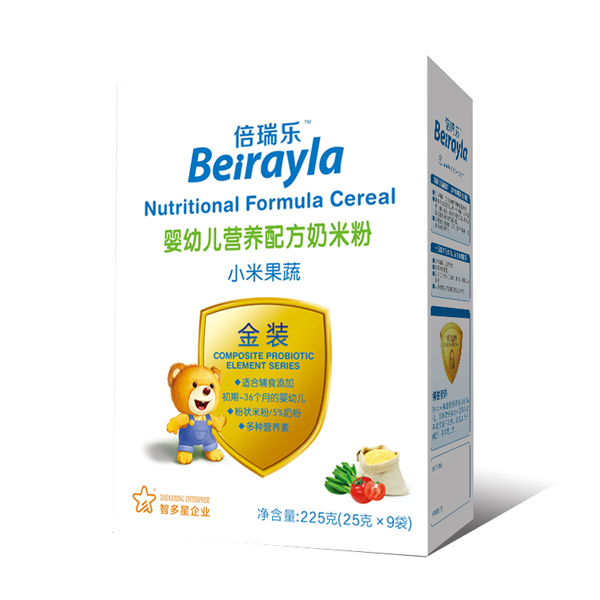 倍瑞樂小米果蔬營養配方奶米粉
