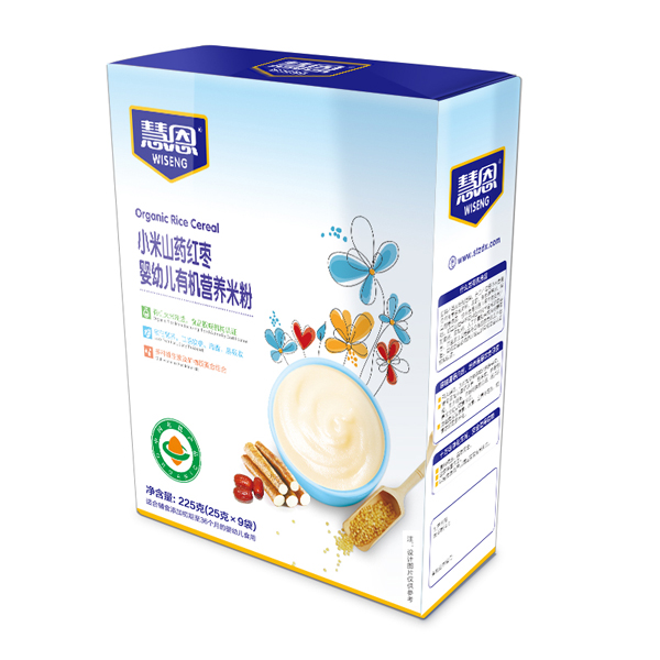 慧恩小米山藥紅棗嬰幼兒有機營養米粉225