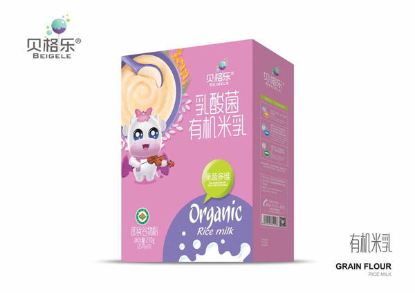 貝格樂(lè)乳酸菌有機(jī)米乳-果蔬多維 盒裝